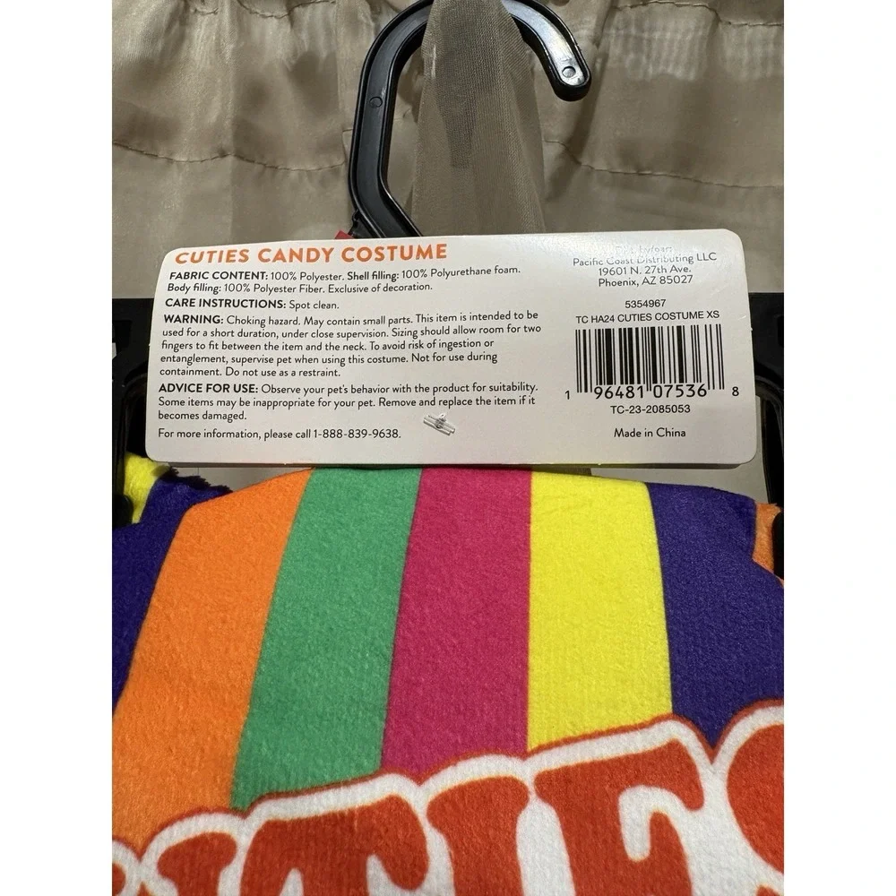 Thrills and Chills Cuties Candy Costume - New with Tags XS